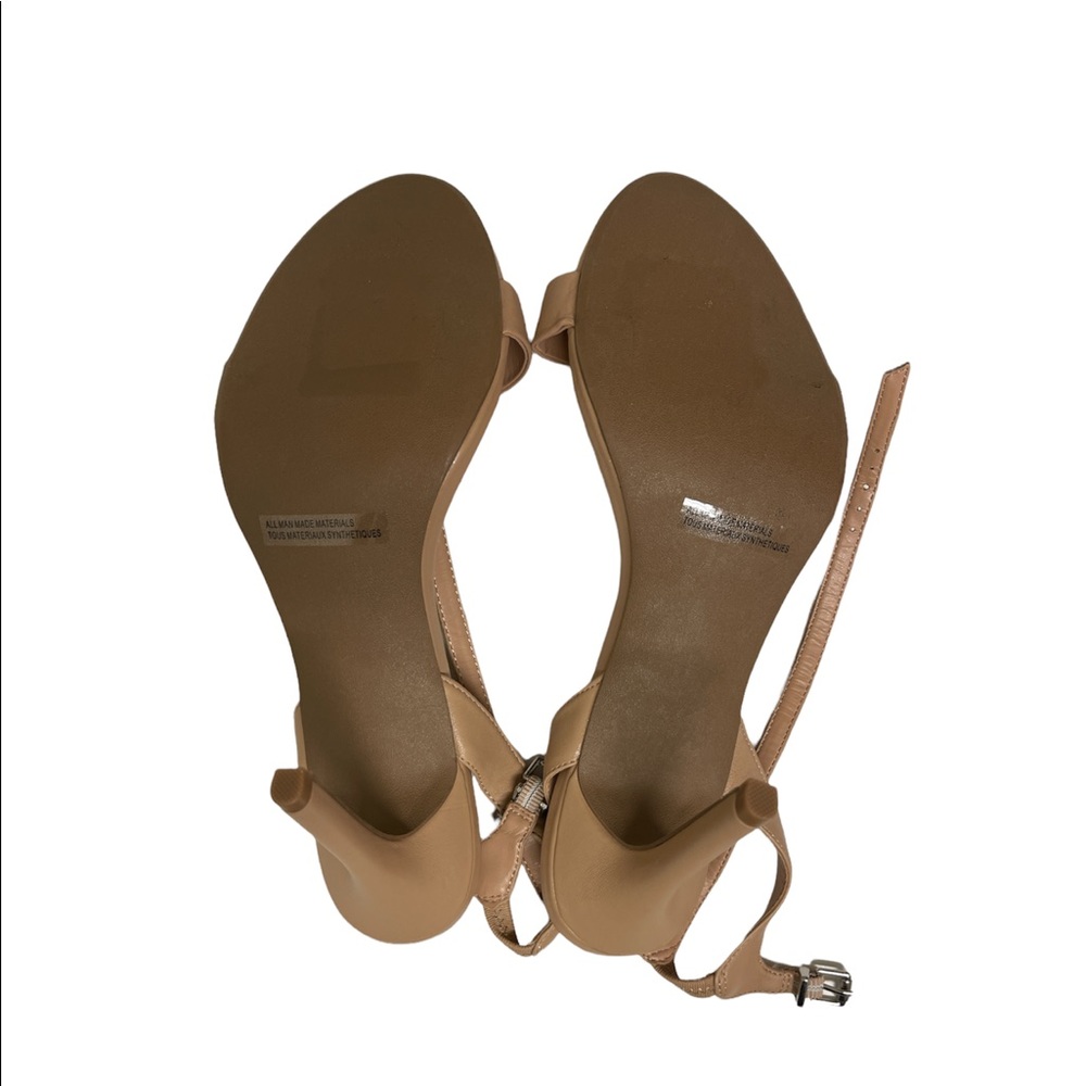 Abound Baxter Ankle Strap Sandal Heels Neutral Tan - Picture 2 of 2